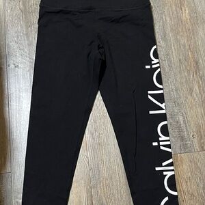 Calvin Klein Black Logo Leggings